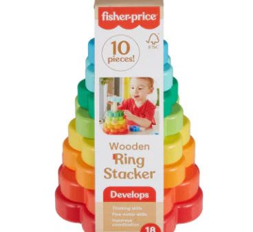 FIHSER-PRICE WOODEN RING STACKER Discount