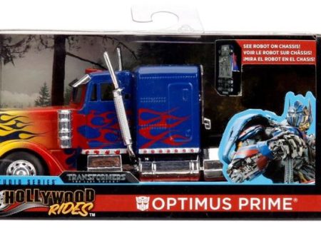 TRANSFORMERS (2008) - OPTIMUS PRIME WESTERN STAR 5700 HOLLYWOOD RIDES 1 32 SCALE DIE-CAST VEHICLE REPLICA For Discount