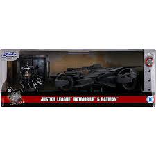 JUSTICE LEAGUE (2017) - BATMAN WITH BATMOBILE 1 32 SCALE HOLLYWOOD RIDES DIE-CAST VEHICLE REPLICA For Cheap