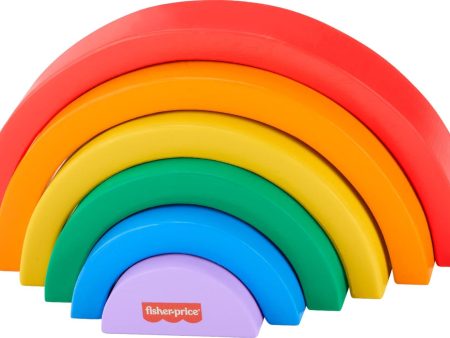 FIHSER-PRICE WOODEN STACKING RAINBOW Supply