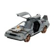 BACK TO THE FUTURE III - DELOREAN TIME MACHINE (TRAIN WHEEL VERSION) HOLLYWOOD RIDES 1 32 SCALE DIE-CAST VEHICLE REPLICA For Sale