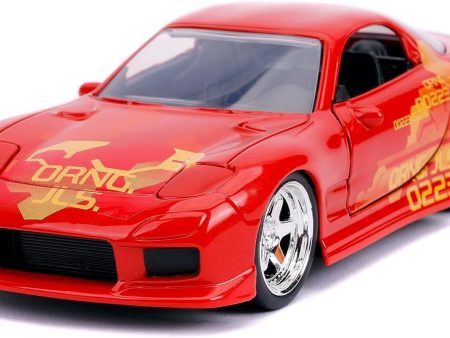 2 FAST 2 FURIOUS - ORANGE JULIUS’ 1993 MAZDA RX-7 FD 1 32 SCALE DIE-CAST VEHICLE REPLICA on Sale