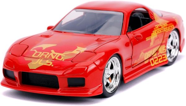 2 FAST 2 FURIOUS - ORANGE JULIUS’ 1993 MAZDA RX-7 FD 1 32 SCALE DIE-CAST VEHICLE REPLICA on Sale