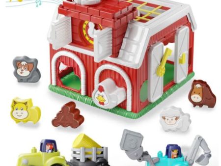 IPLAY ILEARN MUSICAL BARN SORTER PLAYSET Cheap