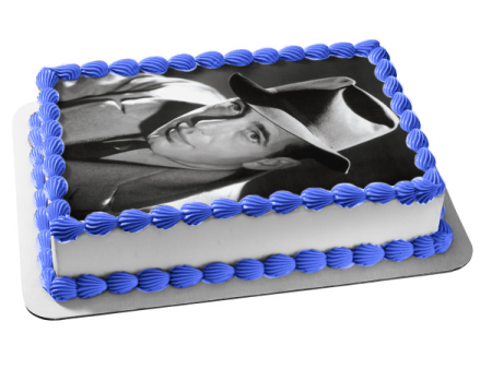 Humphrey Bogart Classic Film Actor Hollywood Edible Cake Topper Image ABPID53307 on Sale