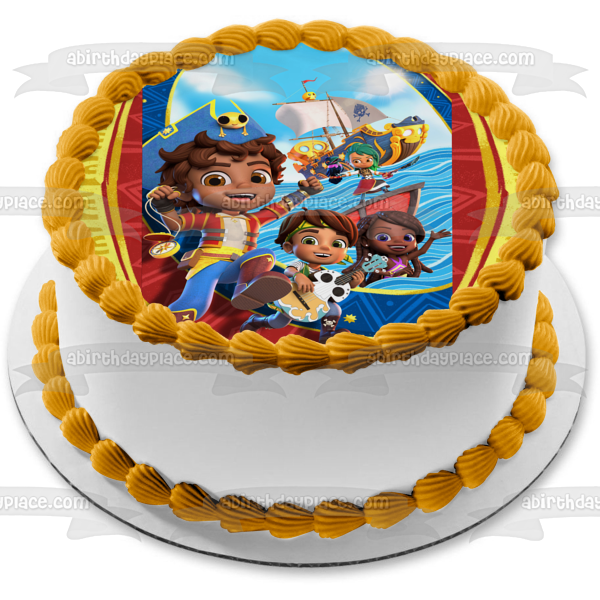 Santiago of the Seas Nick Jr Latino Caribbean Santiago Montes Thomas Lorelai Bonnie Bones Edible Cake Topper Image ABPID53338 Online now