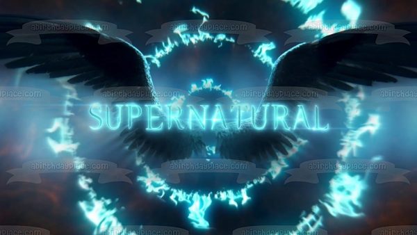 Supernatural Season 15 Logo TV Show Edible Cake Topper Image ABPID53270 Hot on Sale