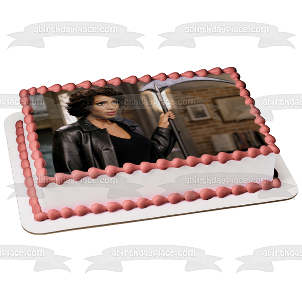 Supernatural Death Billie Scythe TV Show Edible Cake Topper Image ABPID53275 Cheap