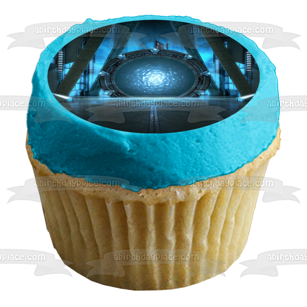 Stargate Atlantis Wormhole Edible Cake Topper Image ABPID53382 Supply