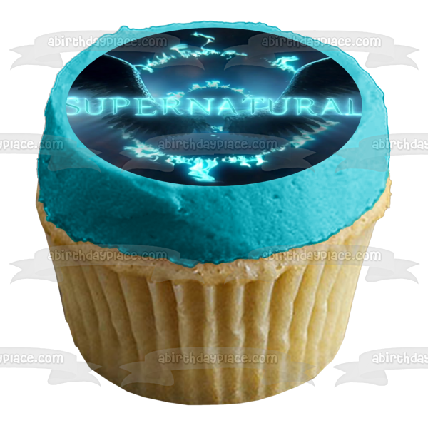 Supernatural Season 15 Logo TV Show Edible Cake Topper Image ABPID53270 Hot on Sale