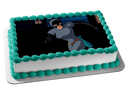 Catwoman DC Comics Batman Animated TV Show Cartoon Edible Cake Topper Image ABPID53280 For Discount