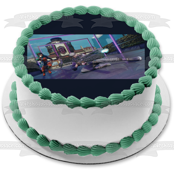 Ubisoft Hyper Scape Multiplayer Battle Royale Shooter Video Game Edible Cake Topper Image ABPID53346 Hot on Sale