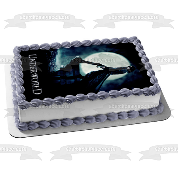 Underworld Movie Poster Kraven Gothic Vampire Werewolf Edible Cake Topper Image ABPID53456 Sale