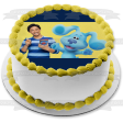 Blue s Clues & You! Blue Josh Edible Cake Topper Image ABPID52505 Fashion