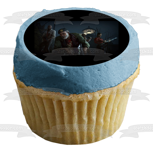 Left 4 Dead 2 Bill Coach Ellis Francis Edible Cake Topper Image ABPID53462 Online Sale