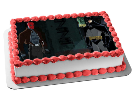 DC Comics Jason Todd Batman: Under the Red Hood Animated TV Show Edible Cake Topper Image ABPID53339 Online