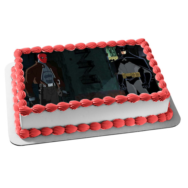 DC Comics Jason Todd Batman: Under the Red Hood Animated TV Show Edible Cake Topper Image ABPID53339 Online