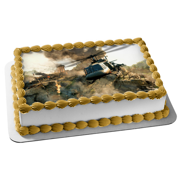 Call of Duty Black Ops Cold War Shooter Video Game Edible Cake Topper Image ABPID53374 For Cheap