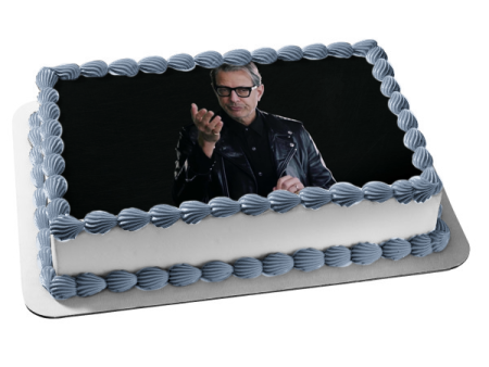 Jeff Goldblum Actor Edible Cake Topper Image ABPID53335 Supply