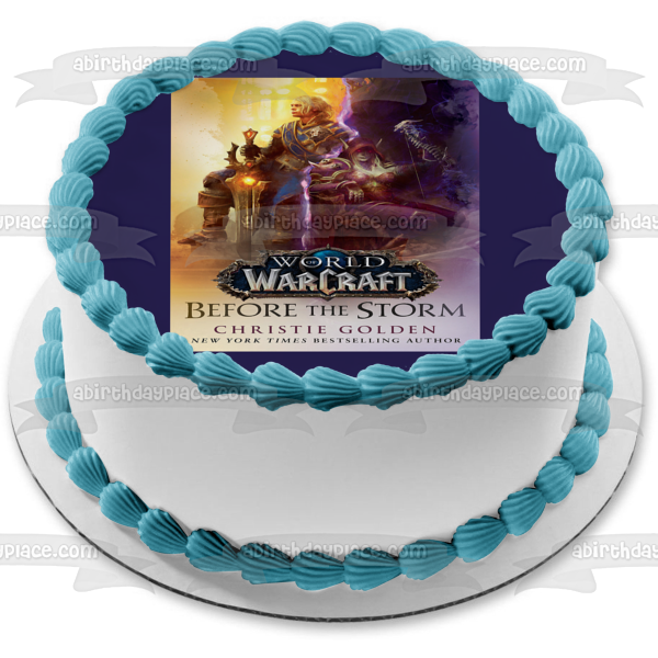 Before the Storm (World of Warcraft): A Novel Book Cover Edible Cake Topper Image ABPID53397 For Sale