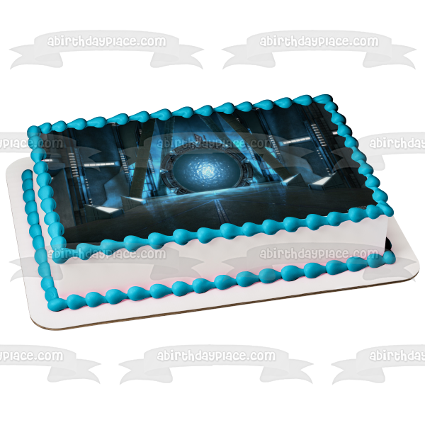 Stargate Atlantis Wormhole Edible Cake Topper Image ABPID53382 Supply