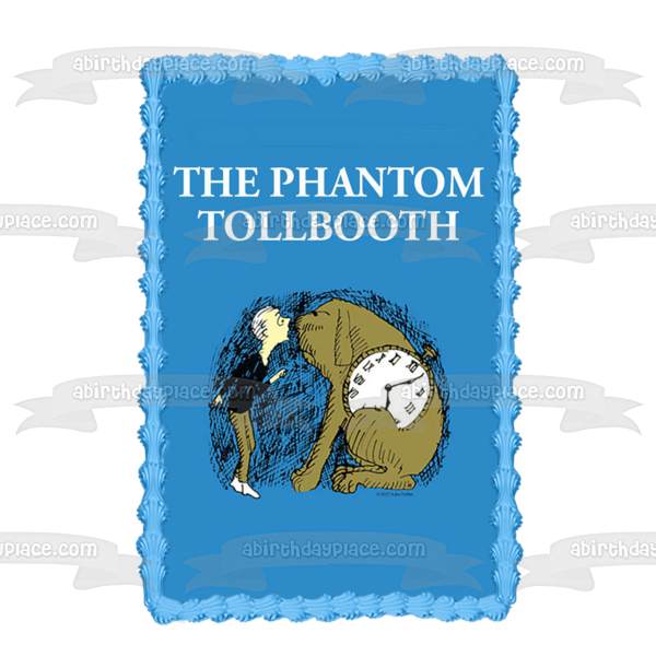 The Phantom Tollbooth Classic Literature Book Cover Norton Juster Milo Tock Edible Cake Topper Image ABPID53258 Discount