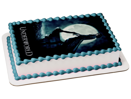 Underworld Movie Poster Kraven Gothic Vampire Werewolf Edible Cake Topper Image ABPID53456 Sale