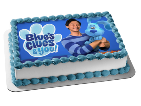 Blue s Clues & You! Blue Josh Edible Cake Topper Image ABPID52508 For Cheap