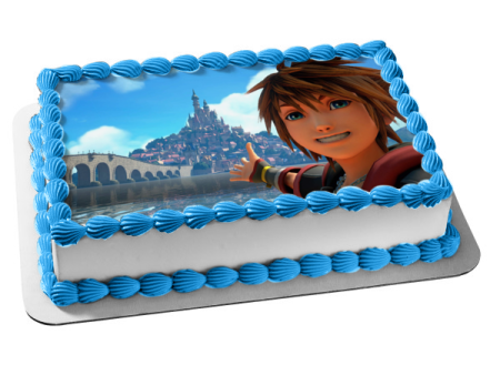 Kingdom Hearts Sora Edible Cake Topper Image ABPID53413 Sale