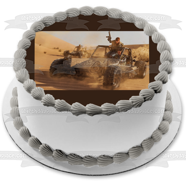 Call of Duty Black Ops Cold War Satellite Edible Cake Topper Image ABPID53405 Sale