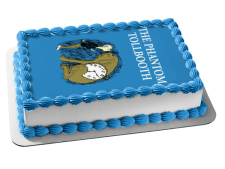 The Phantom Tollbooth Classic Literature Book Cover Norton Juster Milo Tock Edible Cake Topper Image ABPID53258 Discount