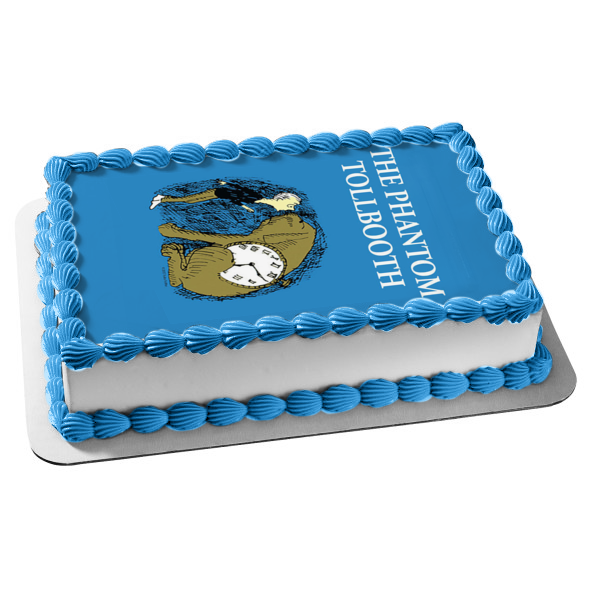 The Phantom Tollbooth Classic Literature Book Cover Norton Juster Milo Tock Edible Cake Topper Image ABPID53258 Discount