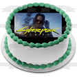 Cyberpunk 2077 Keanu Reeves Edible Cake Topper Image ABPID53420 Cheap