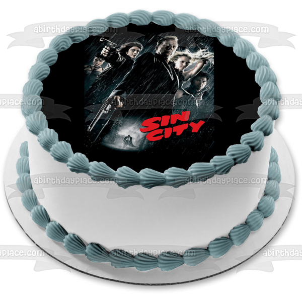 Sin City Frank Miller Comic Movie Poster Dark Horse Comics John Hartigan Edible Cake Topper Image ABPID53278 Online