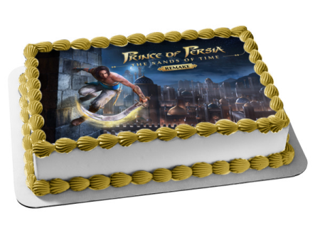 Prince of Persia the Sands of Time Remake Video Game Cover Edible Cake Topper Image ABPID53410 Discount