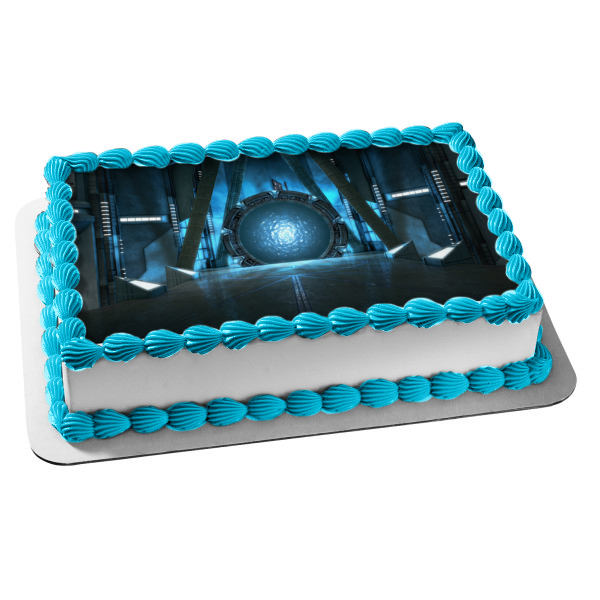 Stargate Atlantis Wormhole SciFi Series TV Show Edible Cake Topper Image ABPID53445 Supply