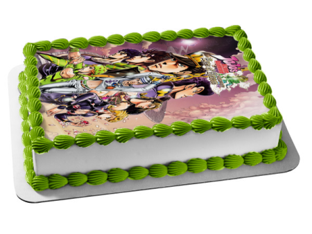 Jojo s Bizarre Adventure: Eyes of Heaven Jotaro Kujo Dio Brando Joseph Jostar Edible Cake Topper Image ABPID53368 Sale