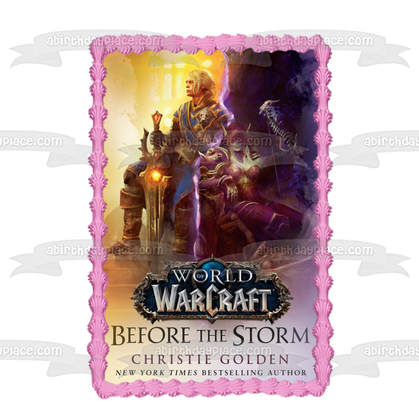 Before the Storm (World of Warcraft): A Novel Book Cover Edible Cake Topper Image ABPID53397 For Sale