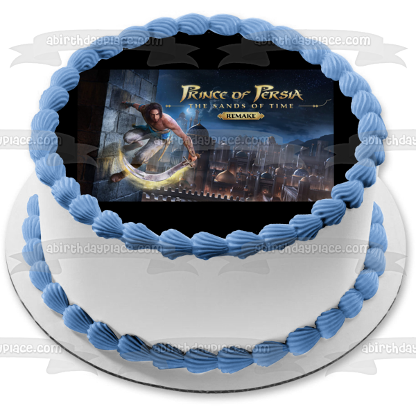 Prince of Persia the Sands of Time Remake Video Game Cover Edible Cake Topper Image ABPID53410 Discount