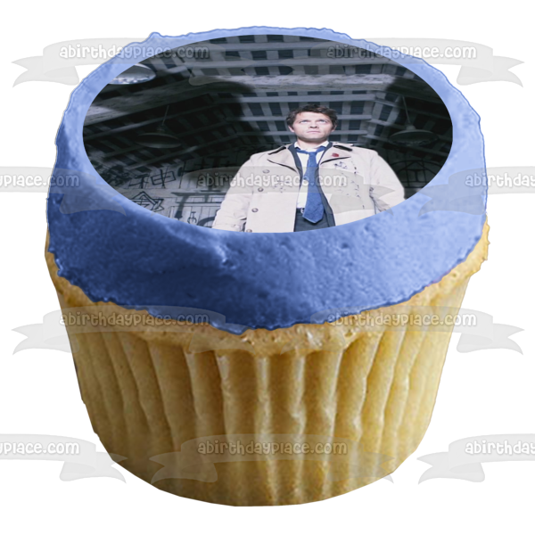 Castiel Angel of the Lord Angel Wings Supernatural TV Show Edible Cake Topper Image ABPID53279 For Cheap