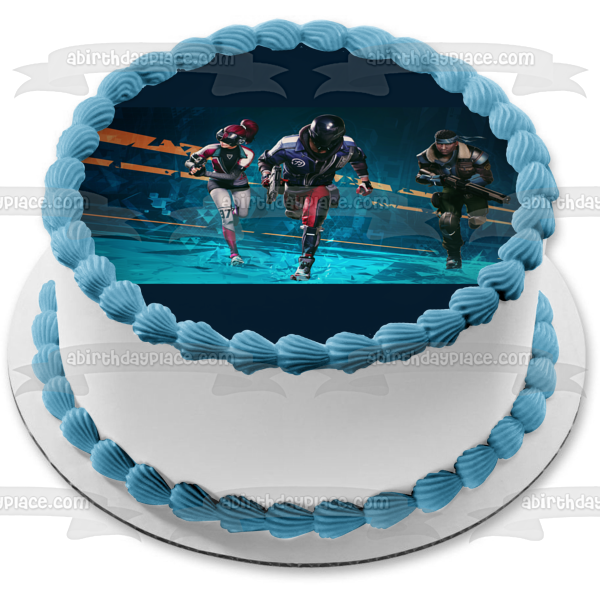 Ubisoft Hyper Scape Multiplayer Battle Royale Shooter Video Game Edible Cake Topper Image ABPID53347 Online now