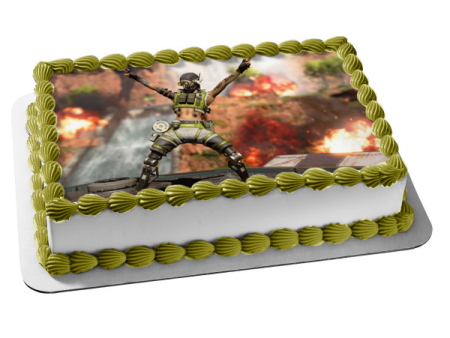 Apex Legends Octane Edible Cake Topper Image ABPID53434 Cheap