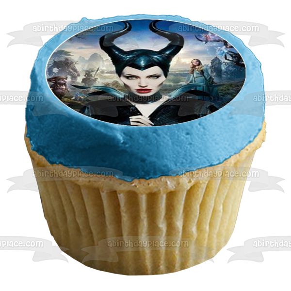 Maleficent Disney Aurora  Fairies Magical Creatures 15 Count Cupcake Toppers Edible Cupcake Topper Images ABPID53486 Fashion