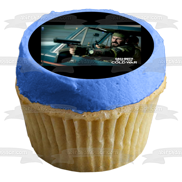 Call of Duty Black Ops Cold War Alex Mason Edible Cake Topper Image ABPID53264 Online Sale