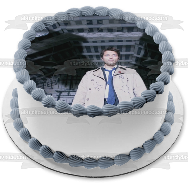 Castiel Angel of the Lord Angel Wings Supernatural TV Show Edible Cake Topper Image ABPID53279 For Cheap