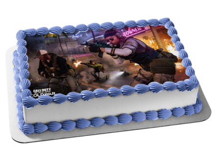 Call of Duty Black Ops Cold War Miami Alex Mason Edible Cake Topper Image ABPID53404 Supply