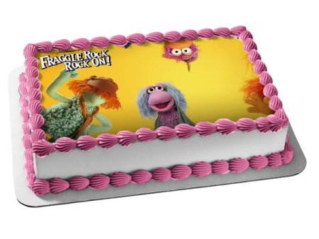 Fraggle Rock Rock on TV Show Classic Puppets Gobo Mokey Red Wembley Boober Edible Cake Topper Image ABPID53351 on Sale