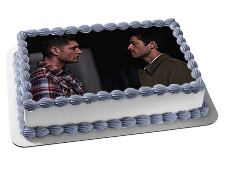 Supernatural Dean Castiel Edible Cake Topper Image ABPID53287 Online