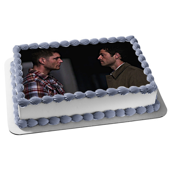 Supernatural Dean Castiel Edible Cake Topper Image ABPID53287 Online