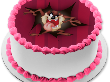 Tasmanian Devil Cartoon Animated TV Show Looney Tunes Edible Cake Topper Image ABPID53458 Online